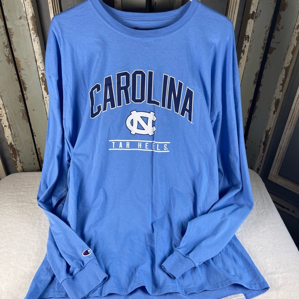 Champion Carolina Blue Long Sleeve Shirt - Picture 2 of 8